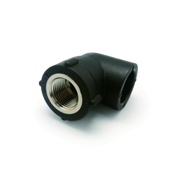 PE hot melting socket/ Internal thread 90°elbow