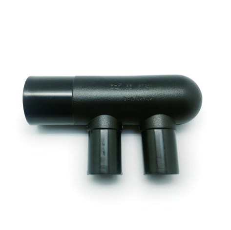 PE Ground source heat pump/ Socket F tee